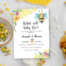 Invitación para revelar el sexo de la abeja