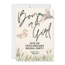 Invitación para Revelar el Sexo de Nuestro Pequeño