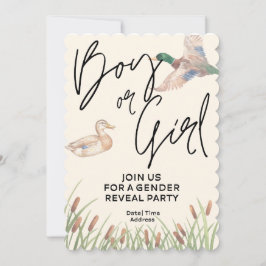 Invitación para Revelar el Sexo de Nuestro Pequeño