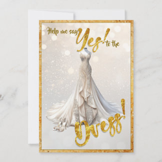 Invitación para Sí al Vestido