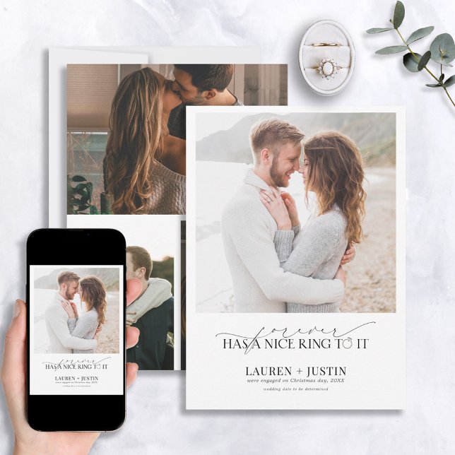 Invitación Para siempre tiene una buena cita de anillo para c (Subido por el creador)