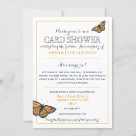 Invitación para solicitud de lluvia de tarjetas po