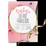 Invitación Para su 60 y fabuloso resumen de color rosado cali<br><div class="desc">¿Buscando una mirada abstracta brillante para la gran fiesta de cumpleaños número 60? ¿Algo que le dará mucha diversión a la celebración? ¡También puedes añadir un mensaje personal y su nombre!</div>