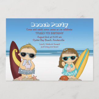 Invitación para surfistas de medio punto