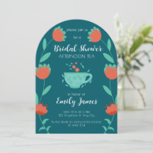 Invitación para Té de Despedida de Soltera - Fiest