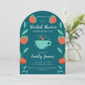 Invitación para Té de Despedida de Soltera - Fiest