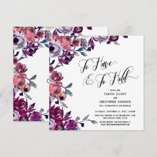 Invitación Para Tener y Para Retener Elaborado Guión Flores N