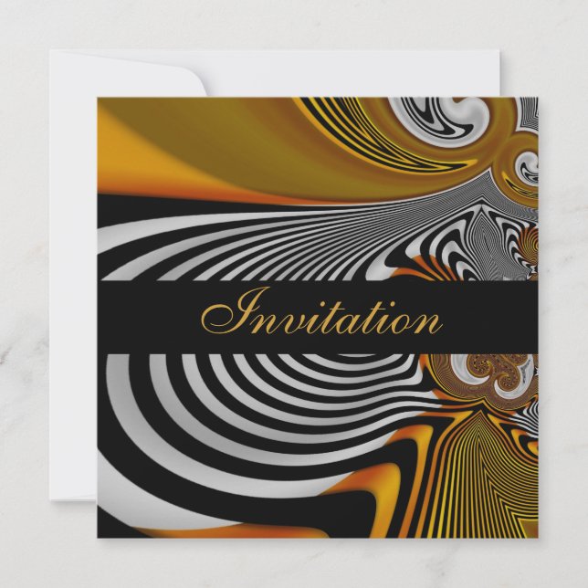 Invitación para todas las ocasiones abstracto nara (Anverso)