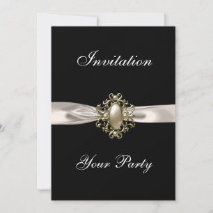 Invitación para todas las ocasiones Biege crema jo