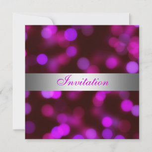 Invitación para todas las ocasiones burbujas rosad