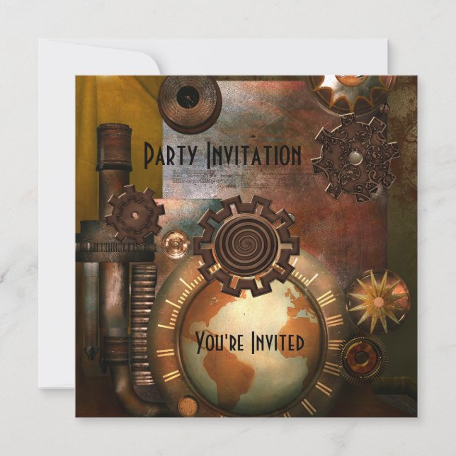 Invitación para todas las ocasiones con diseño Ste (Anverso)