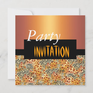 Invitación para todas las ocasiones con estampado