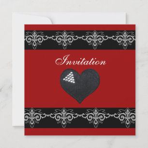 Invitación para todas las ocasiones Corazón platea