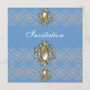 Invitación para todas las ocasiones Joyas de encaj