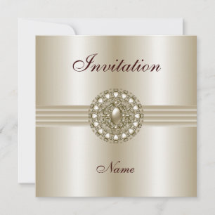 Invitación para todas las ocasiones Perla elegante