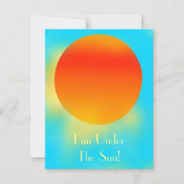 Invitación para un día soleado