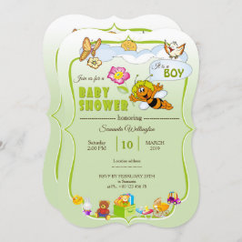 invitación para una ducha de bebé