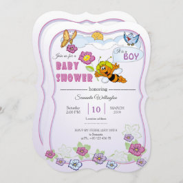invitación para una ducha de bebé