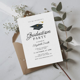 invitación para una fiesta de graduación de fotos