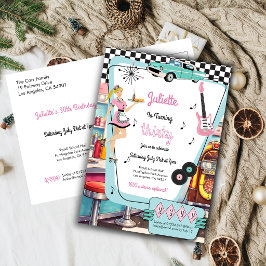 Invitación para una fiesta temática de restaurante