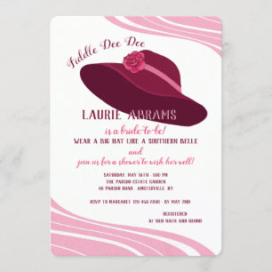 Invitación para usar un sombrero
