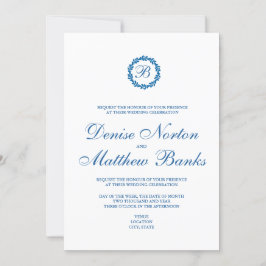 Invitación Paracaidista Azul