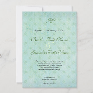 Invitación Paraíso Amores Aves Moderna Floral Swirl Damask