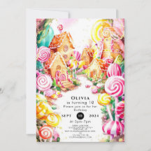 Paraíso caprichoso Candyland Cumpleaños