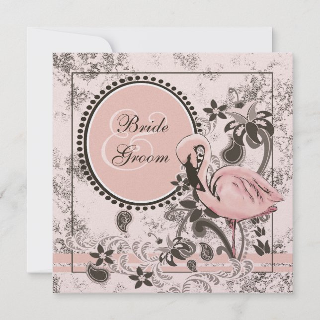 Invitación Paraíso Flamingo (Anverso)