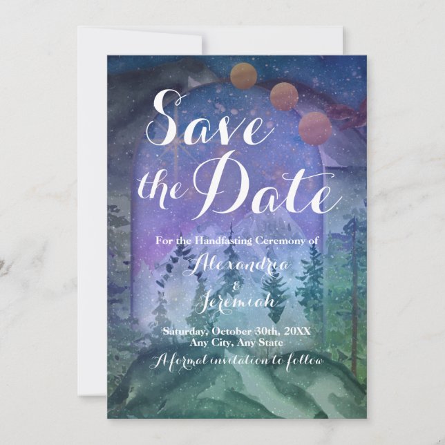 Invitación Paraíso Forestal de Montaña (Anverso)