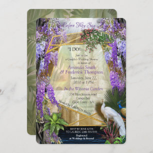 Invitación Paraíso tropical de la glicinia en el Palacio de O