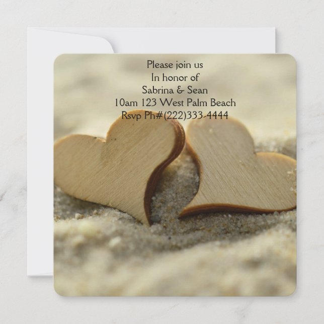 Invitación Paraíso Tropical Playa Palm Destiny S (Anverso)