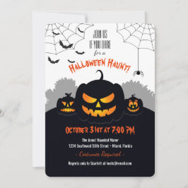 Invitación Parche de calabaza encorvado