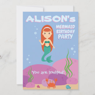 Invitación parcial de cumpleaños de verano de Merm