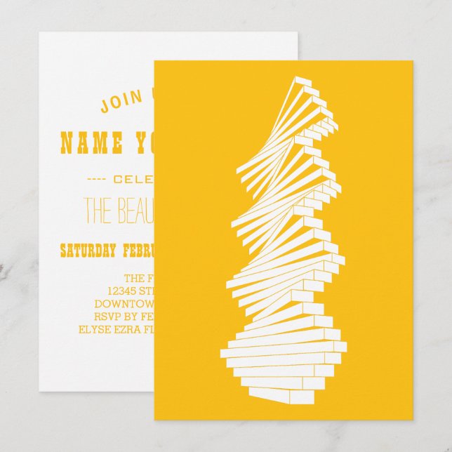 Invitación pared articulada (Anverso / Reverso)