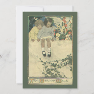 Invitación Pared del Jardín Jessie Willcox Smith, Niños Antig