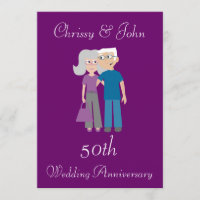 Pareja anciana adorable aniversario de bodas de pú