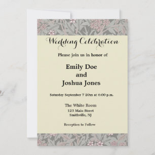 Invitación Pareja Boda Antigua 1823 Hombre Mujer Moda