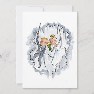 Invitación Pareja boda en una cueva