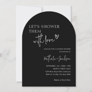 Invitación Pareja de Arco Vamos a hacerles sombra a una novia