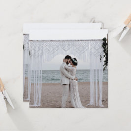 Invitación Pareja de casados amor familiar romántico