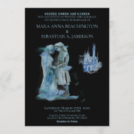 Invitación *~* Pareja del Castillo Medieval Castillo de Amor 