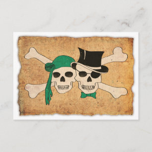 Invitación pareja pirata