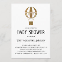 Parejas Baby Shower Gold Purpurina Globo de aire c
