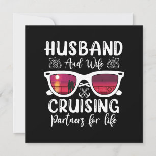 Invitación Parejas de crucero marido y mujer para toda la vid