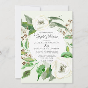 Invitación Parejas Ducha BOHO Eucalyptus Seed Wreath Foliage