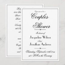 Parejas Ducha Moda elegante Personalizado blanco