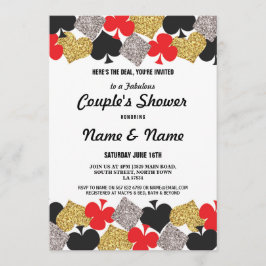 Invitación Parejas Shower Engagement Fiesta del Casino Las Ve