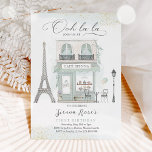 Invitación Paris Birthday Parisian Cafe Tea Fiesta Birthday<br><div class="desc">Paris Birthday Parisian Cafe Tea Fiesta Birthday Invitación Todos los diseños son © PIXELPERFECTIONPARTYLTD</div>