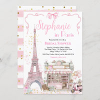 Paris Bridal Shower Fiesta French Eiffel Tower Caf